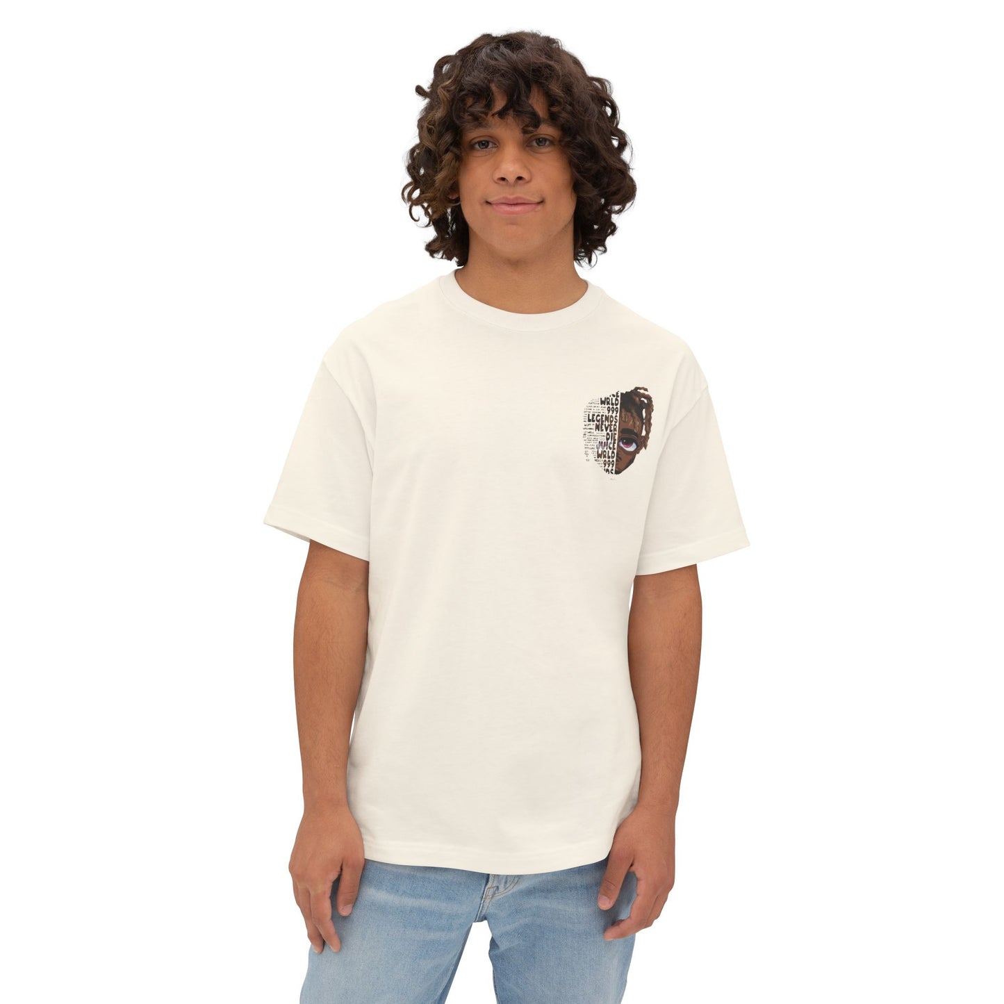 Juice Wrld Tribute Oversized Tee, Hip-Hop Inspired Shirt, Streetwear Fashion T-Shirt, Music Lover Gift, Unisex Graphic Tee