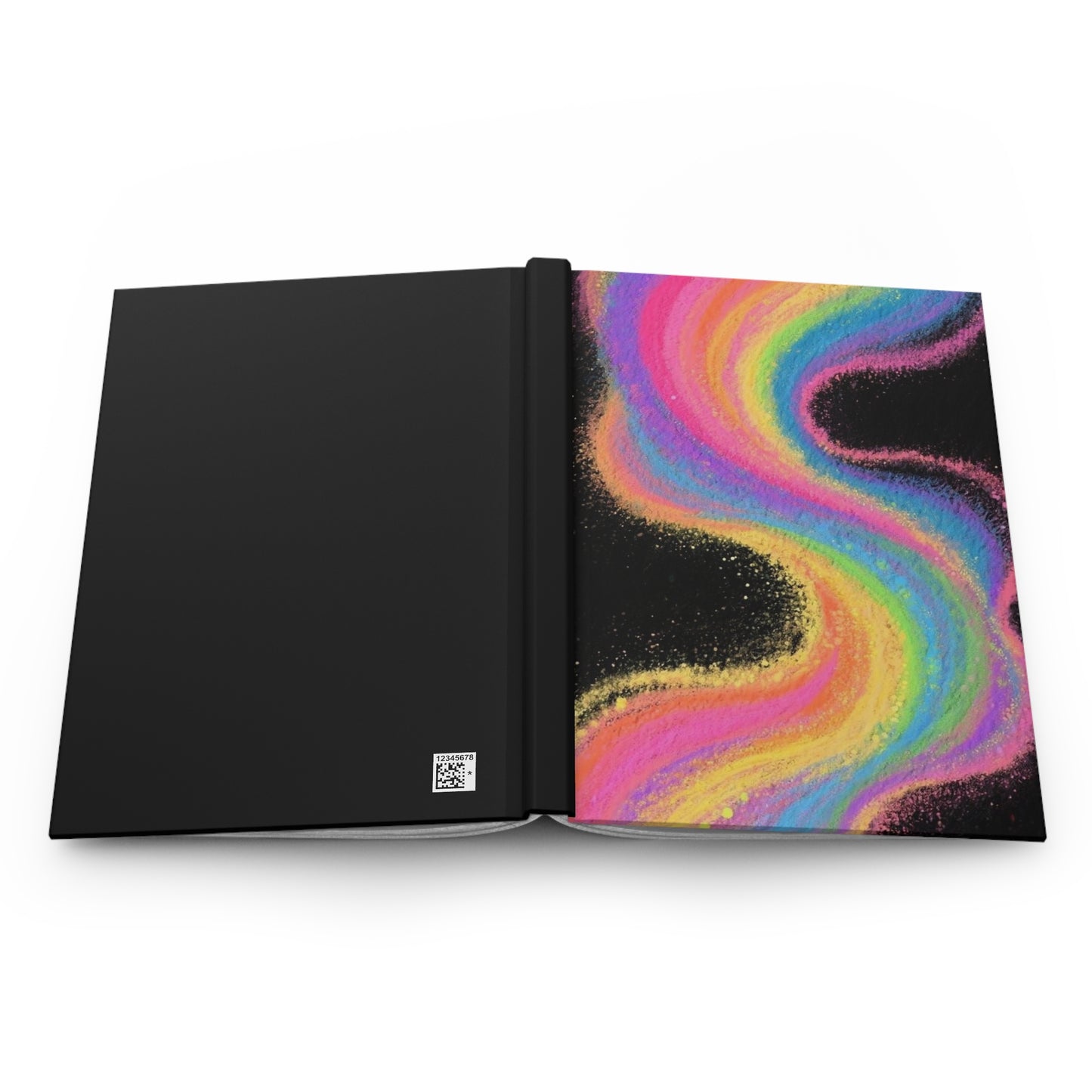 Colorful Rainbow Dreams Hardcover Journal – Inspirational Notebook, Gift for Writers, Art Journal, School Supplies, Doodle Diary