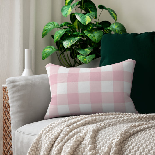 Pink & White Checkered Comfort Set