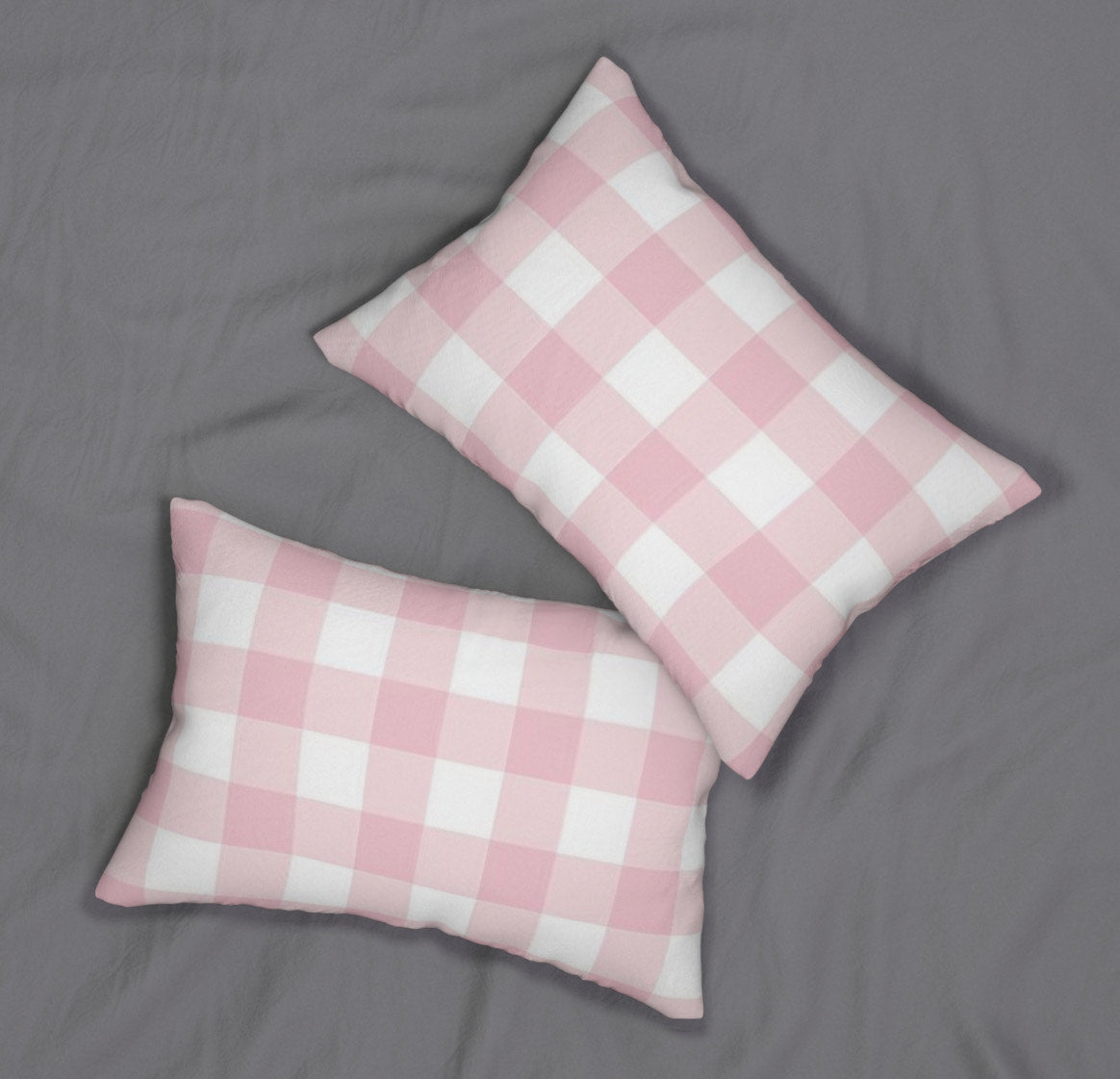 Pink & White Checkered Comfort Set