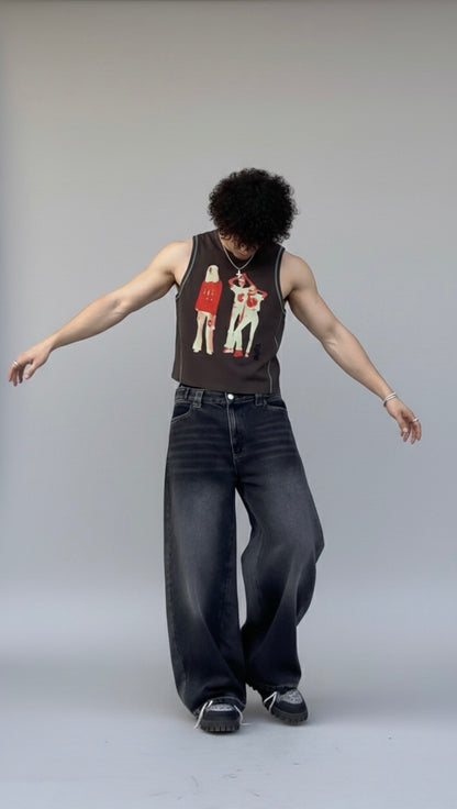 Contrast Panel Cooling Performance Tank Top